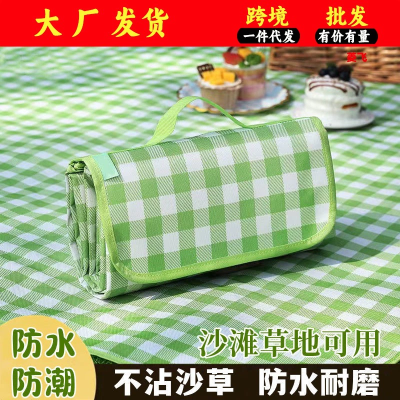 Оксфордская ткань PE нетканая сумка для сумки для пикника коврик для пикника коврик для наружного пикника коврик водонепроницаемый утолщенный