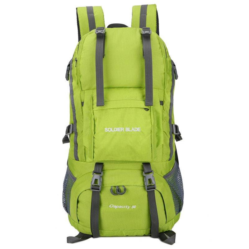 Ventas directas de la fábrica Comercio exterior solo mochila de deportes al aire libre 50 impermeable bolso del alpinismo hombres mochila de gran capacidad senderismo