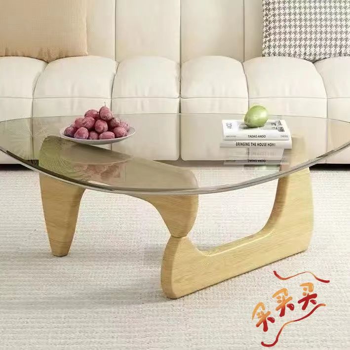 +업그레이드된 투명유리+원목색 다리++