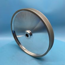 定制铝基体平形金刚石砂轮180目氮化硼磨钨钢刀磨刀机cbn合金砂轮