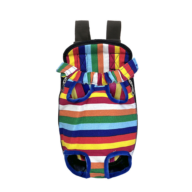 레인보우 스트라이프 네발 가방