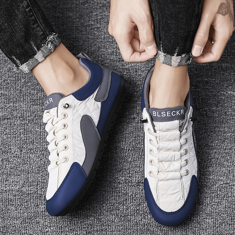 Herrenschuhe Herbst Atmungsaktives Mesh Forrest Gump Sportschuhe Boardschuhe Ein-Pedal Weiche Sohle Rutschfest Herren Xiaobai Fahr-Freizeitschuhe_voghion.com