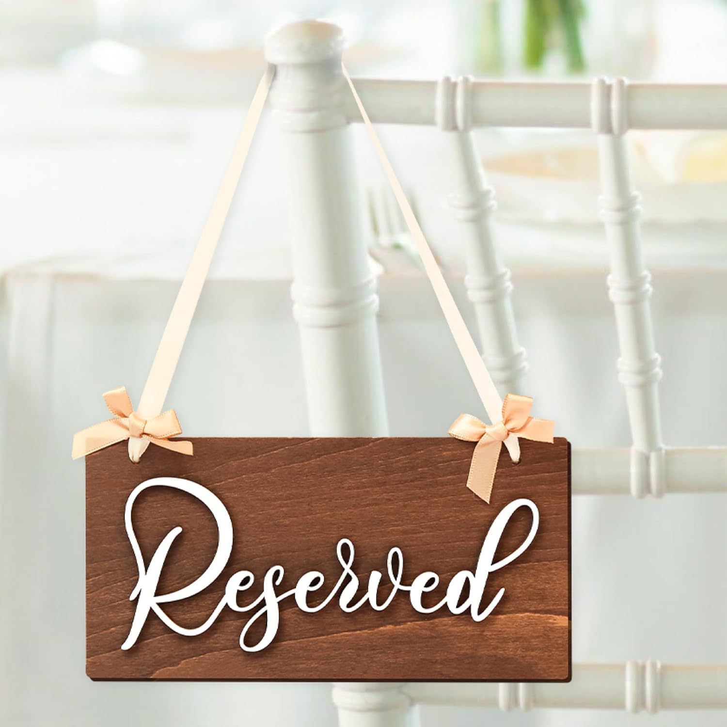 Neu Holz hängen bord, vorbehalten logo, halten anhänger, hochzeit dekoration_voghion.com