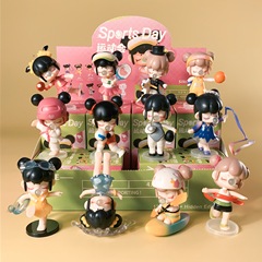 Ruolai Games Figures Wholesale Twelve Solar Terms Spring and Summer Autumn and Winter Dreamland Afternoon Tea Blind Box PVC Motherland Edition