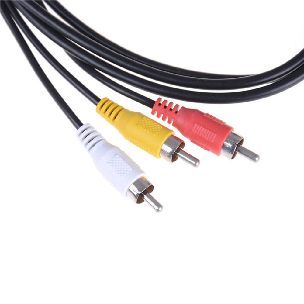 USB-кабель Sanlian AV 3RCA (красный, желтый и белый) для аудио/видео, набор кабелей для приставки/TV