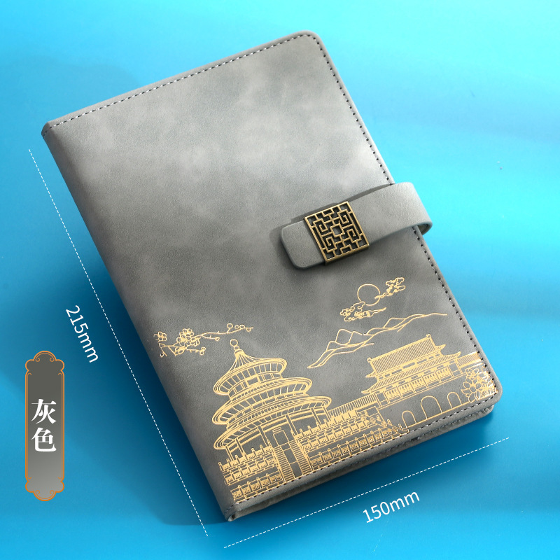 A5 中国トレンドノートブックギフトボックスセットお土産魔法瓶カップビジネスギフト印刷可能なロゴクリエイティブセットノートブック|undefined
