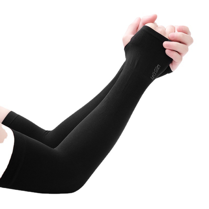 冰袖冰絲防曬袖套男女士防紫外線夏季驅蚊戶外開車護手臂套袖批發