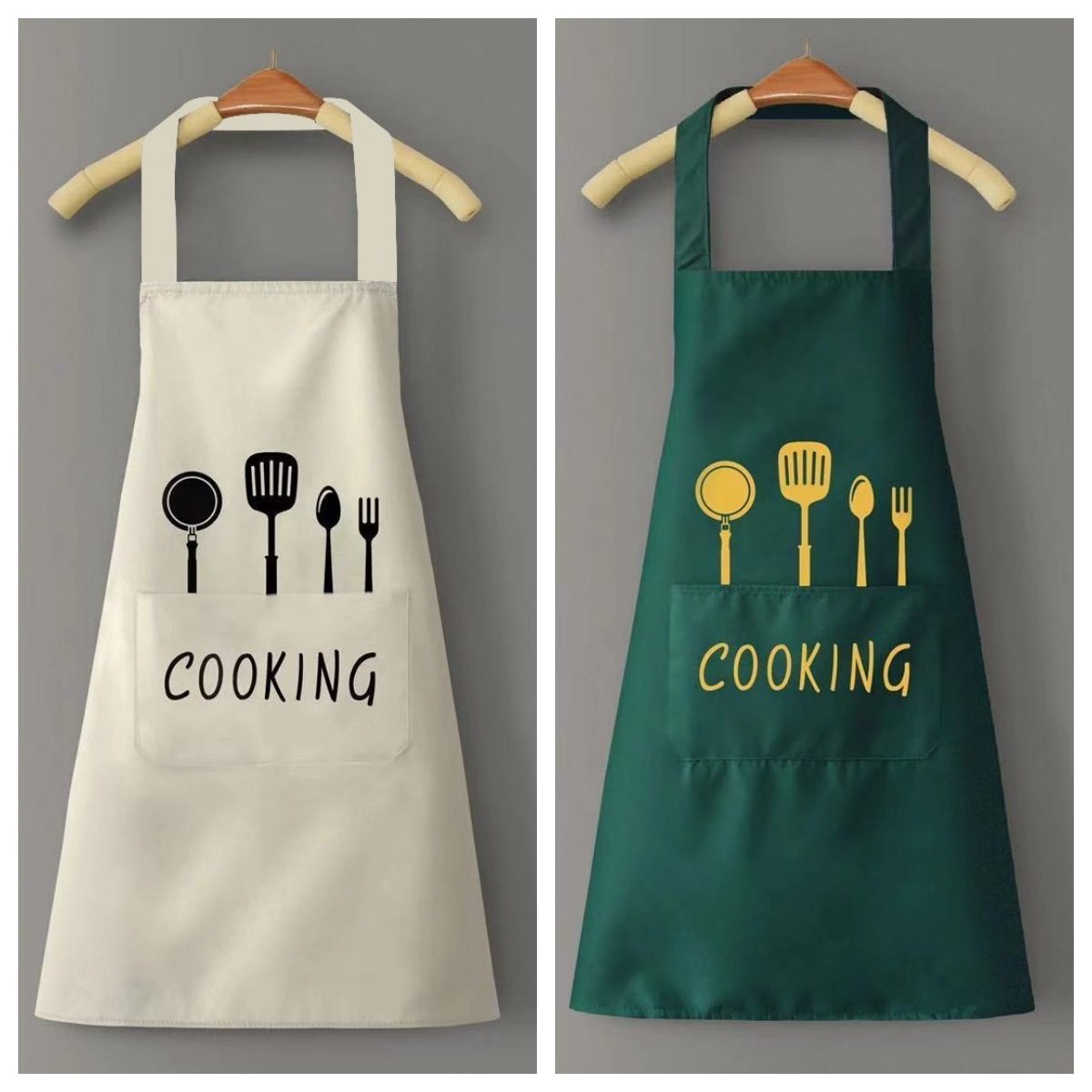 손을 닦지 마세요(녹색+흰색)