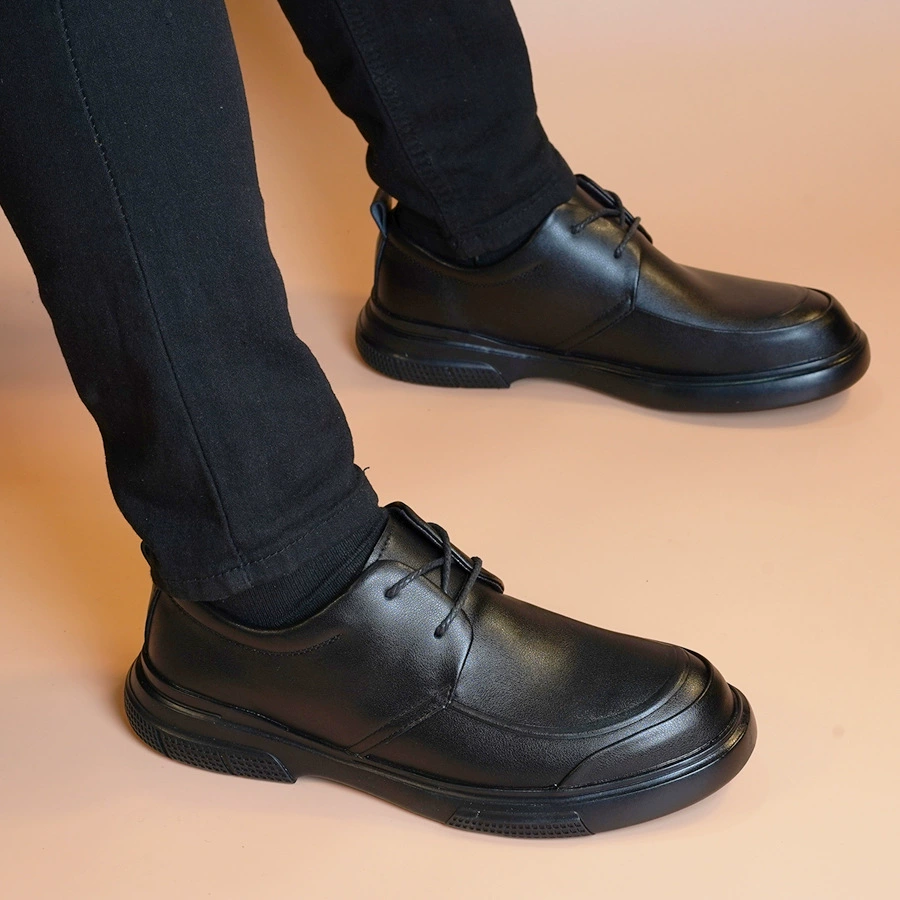Кожаная обувь мужская кожаная мягкая подошва бизнес повседневная кожаная обувь дышащая нескользящая модная мужская кожаная обувь