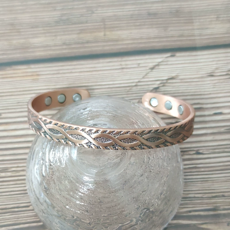 Copper magnetic bracelet, European style