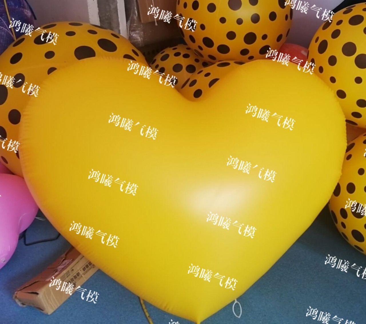 pvc充气爱心气模升空心形气球商场酒吧ktv七夕节悬挂装饰闭气模型-阿里巴巴