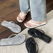 学生人字拖鞋女拖鞋可爱海边夏季清凉百搭时尚简约夏季拖鞋厚底