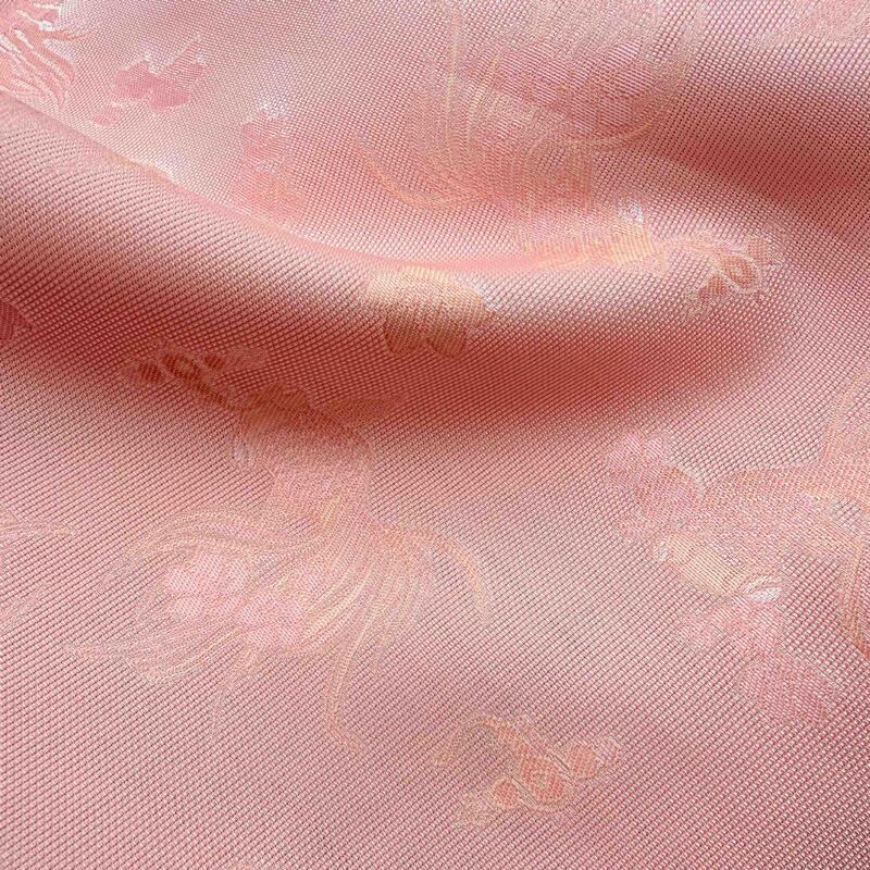 New Chinese Style National Style Series Rayon Luo Small Goldfish Jacquard Cheongsam Jacket Fabric