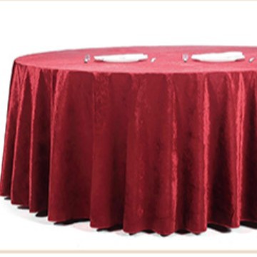 Cruzar la frontera de terciopelo de hielo espesado mantel casa hotel restaurante falda de mesa de franela gran puesto caja de banquete de mantel de color sólido