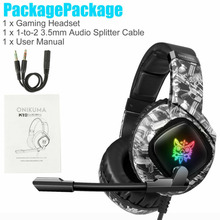 �羳 ONIKUMA K19 �Բ� �^��ʽRGB�֙C��X���u�Α���C PS4���C