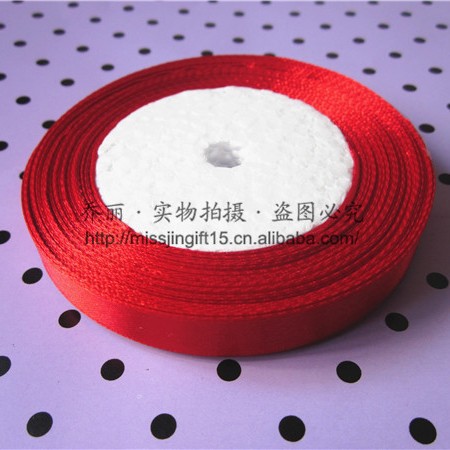 En stock 15MM cinta de poliéster de una sola cara Cinta de regalo Decoración cinta DIY cinta hecha a mano embalaje de la flor image 12