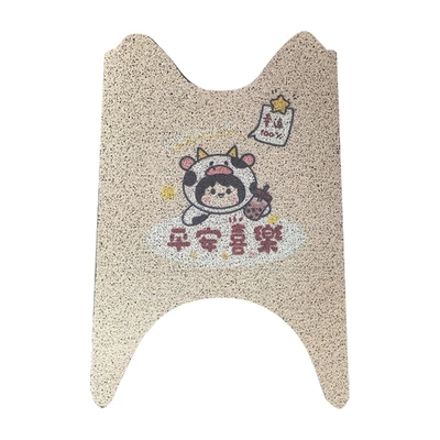 Electric vehicle foot mat – car cartoon mat - peace-and-joy-new-continent-extended-little-turtle-king