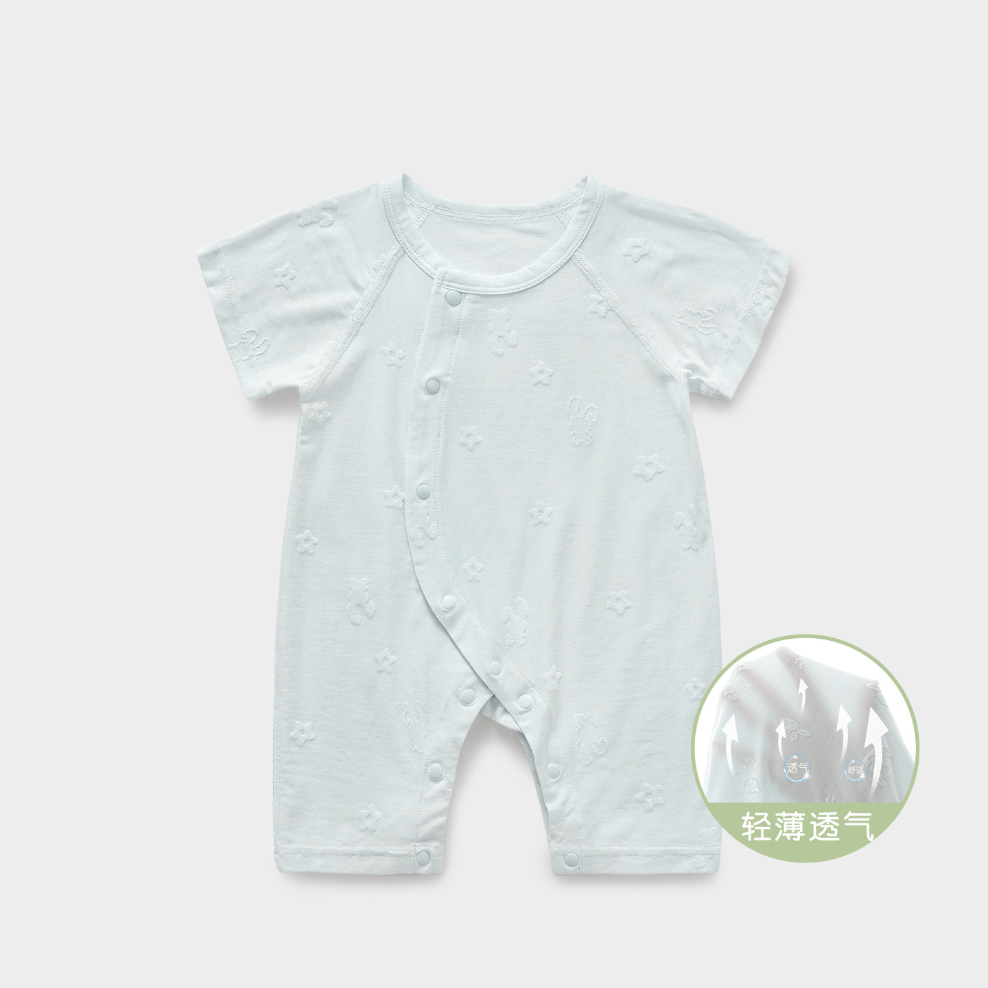 Baby overcoat verano para niños de mangas cortas delgadas transpirables para salir ropa de recién nacidos ropa de verano bebé