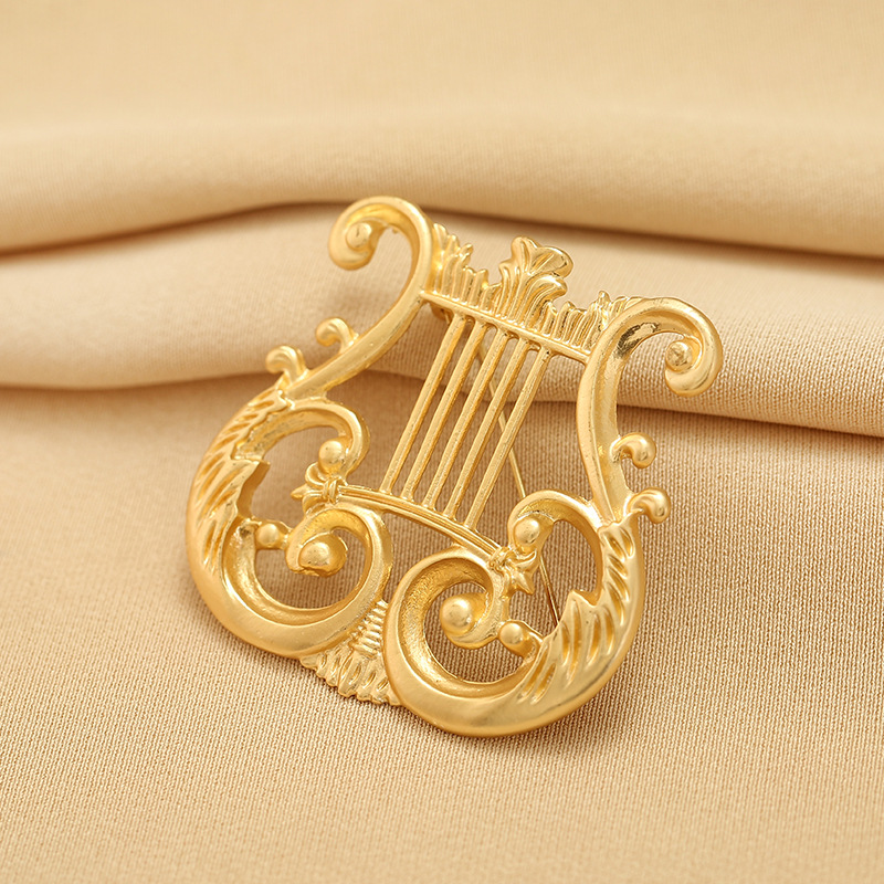 Retro Brosche Für Damen Metall Glänzend Pin Für Anstecknadel_voghion.com