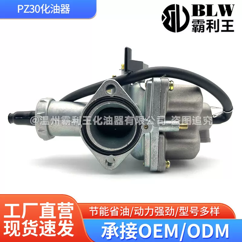 跨境货源PZ30/CG200A越野摩托车化油器200CC通用摩托车化油器批发
