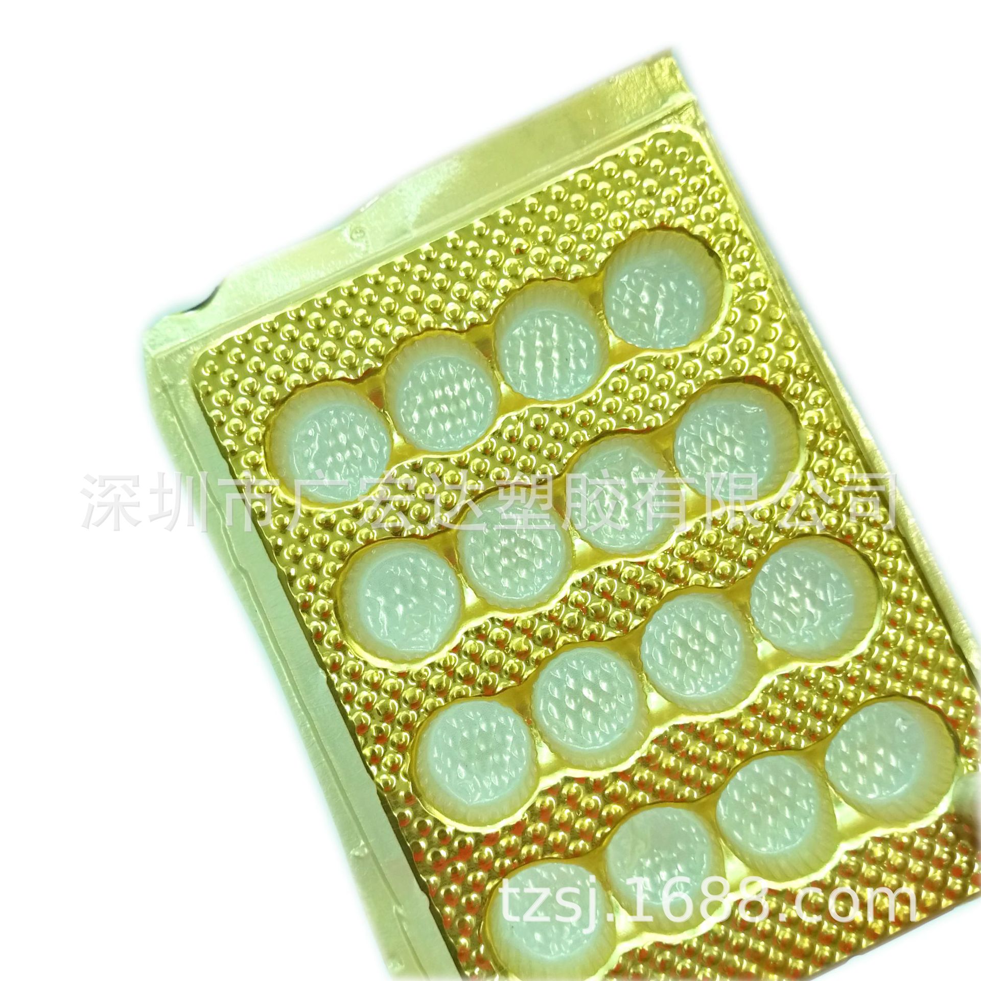 金色APET片材银色PET卷材正面金色背面银色月饼巧克力吸塑托盘