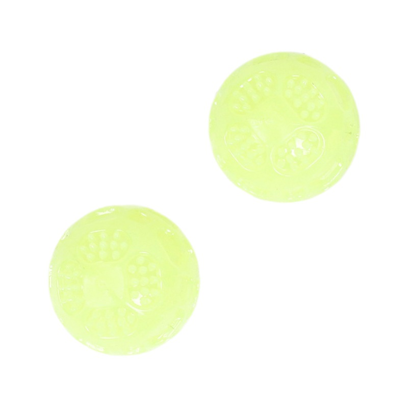 Juguetes de mascotas transfronterizos sonoras bolas de goma elásticas de luz nocturna para aliviar el aburrimiento de los perros lanzando molares masaje entrenamiento de bolas de juguete