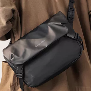 One-Shoulder Chest Bag, Japanese Style Casual Sling, Waterproof Thickened Upgrade