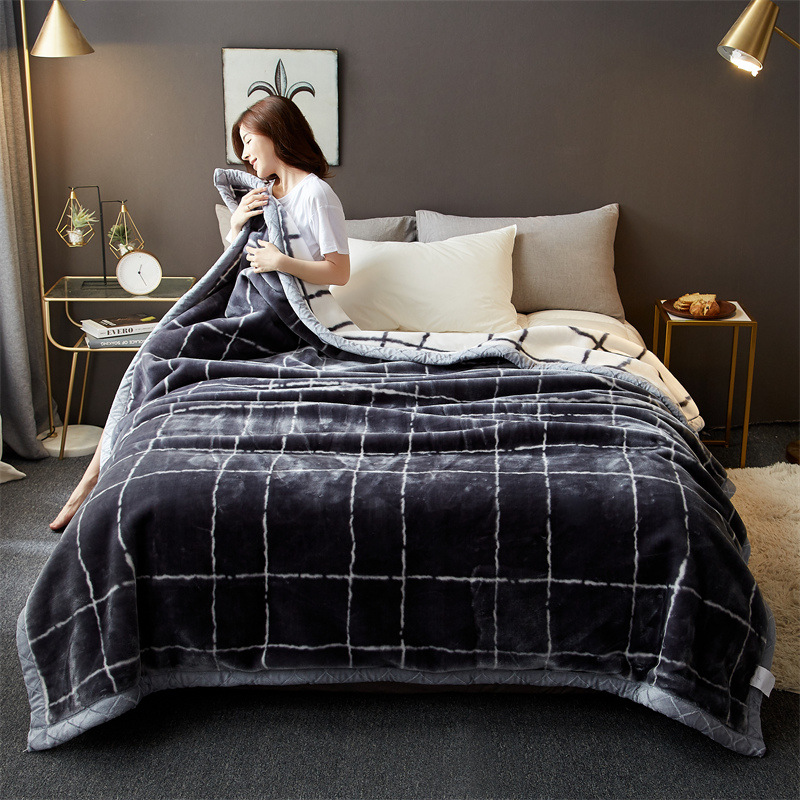 2024 nueva manta raschel gruesa