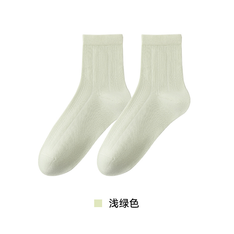 Pila de calcetines para mujer, calcetines finos de verano miu, calcetines de malla transpirables sin huesos, medias de ballet blancas simples