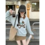 新款秋冬季女春宽松卫衣