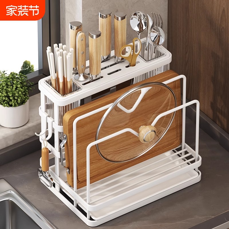Kitchen knife rack storage rack 2025 new style chopsticks and…