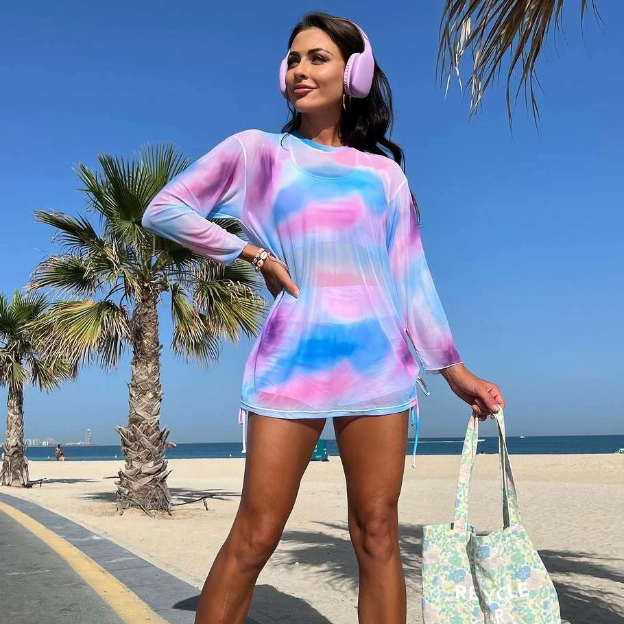 Новый купальник женский бикини набор из трех частей