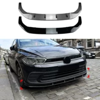 Подходит для Volkswagen Polo MK6.5 2022+ стандартная версия передний бампер передний спойлер передняя пластина спойлер экстерьер трансграничная модификация