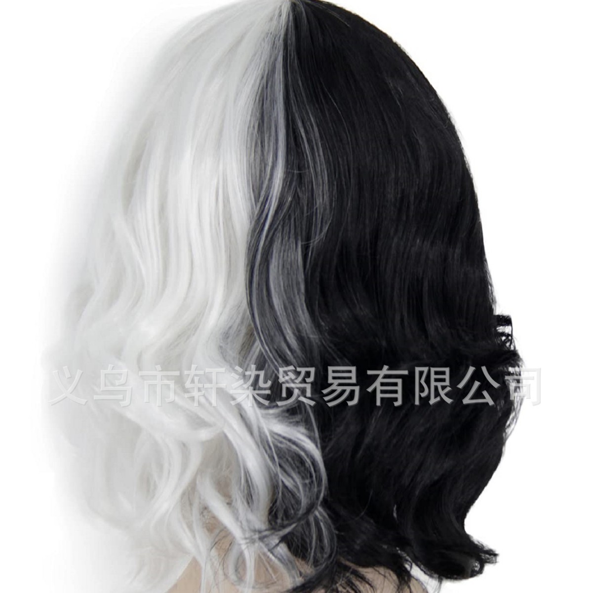 New product wig 101 spots dog wig icon black and white wig…