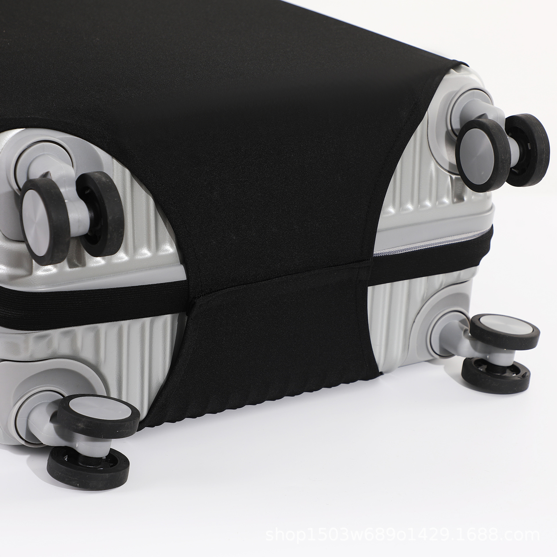 Estuche de caja elástica con impresión puntual, estuche de protección para equipaje, estuche de caja elástica, estuche con ruedas, estuche de viaje, cubierta antipolvo