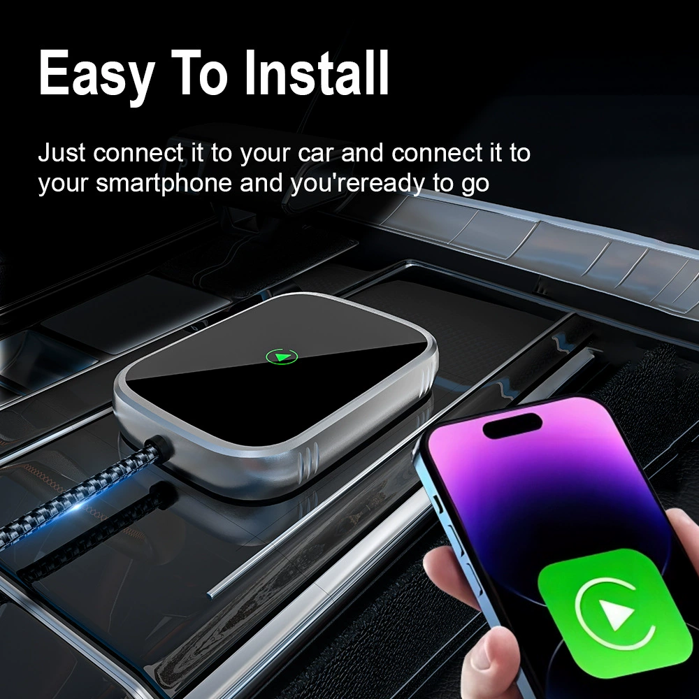 Оригинальный автомобильный бокс CarPlay проводной в беспроводной, подходит для Android Auto и автомобильной навигации