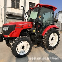 东方红ME704大桥小型四驱拖拉机耕地犁田水旱两用空调驾驶室高配