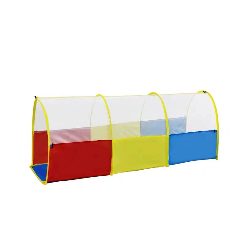 Rainbow tunnel for crawling, toy, increased thickness, three colors, can climb
