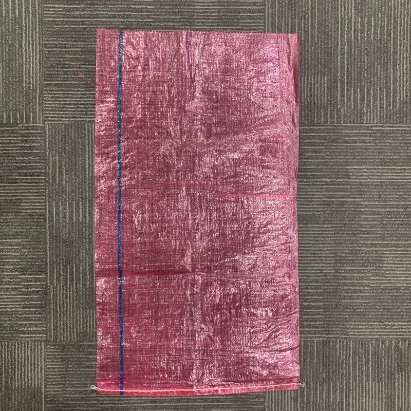 Exportación de América del Sur Chile rojo bolsas transparentes bolsas de tejido 25kg de papas cebolla rojas bolsas transparentes perforadas