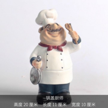 卸売りヨーロッパ風の置物ファッション創意料理人樹脂工芸品ギフトショップテーブル装飾品オープンギフトショップ|undefined