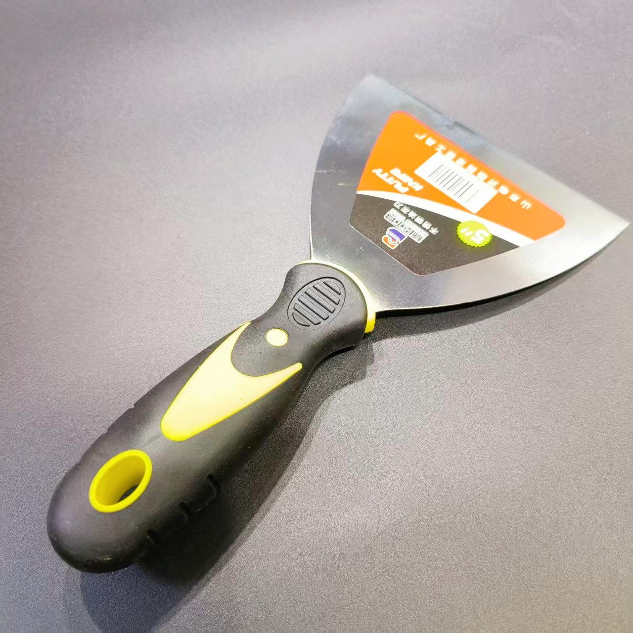 Cuchillo de masilla de acero inoxidable de dos colores cuchillo de masilla de goma cuchillo de raspa cuchillo de lote cuchillo de plástico cuchillo de masilla de alta dureza espejo