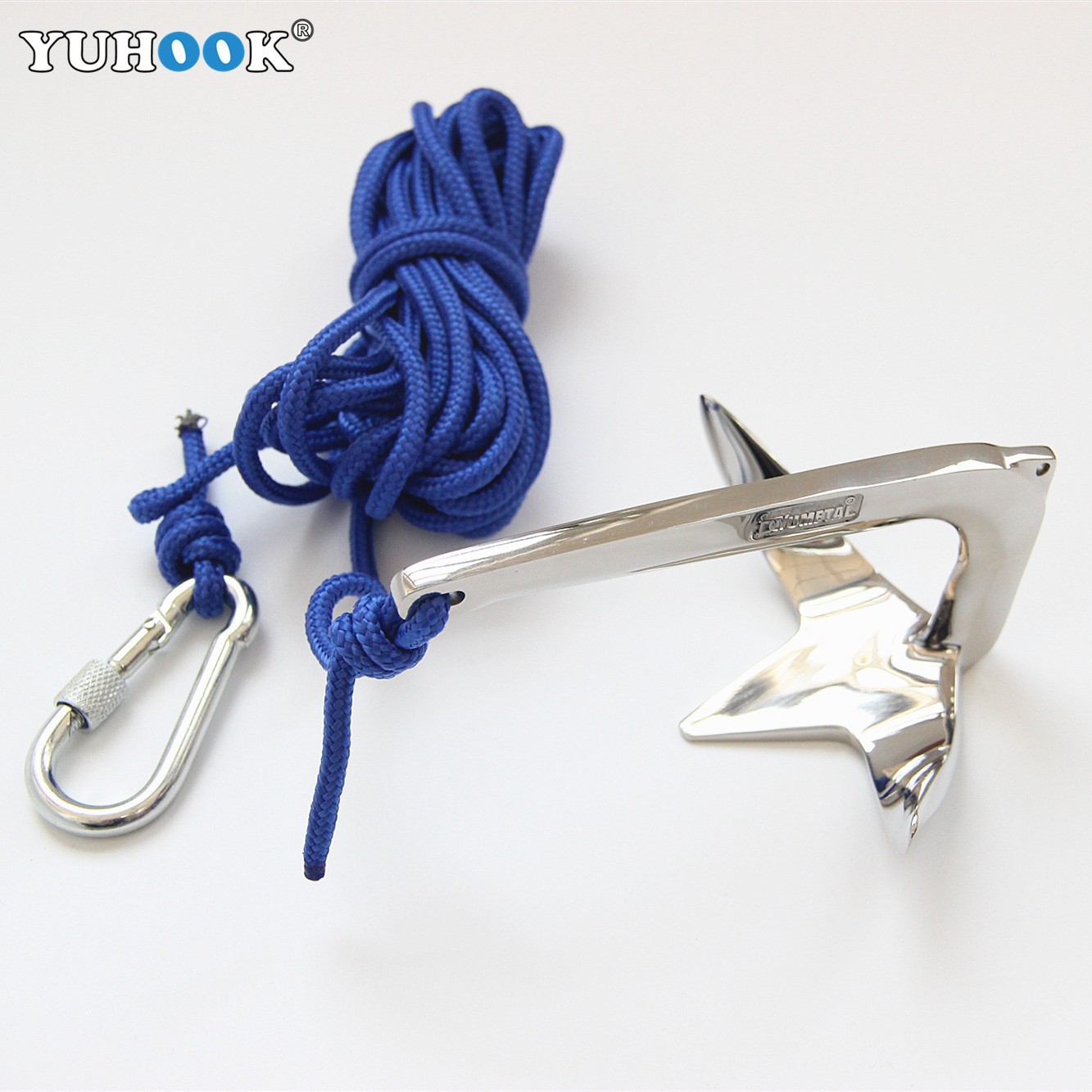 스테인레스 스틸 316 브루스 앵커 선물 앵커 작은 보트 앵커 카약 앵커 풍선 플로트 삼판 풍선 보트 정류장