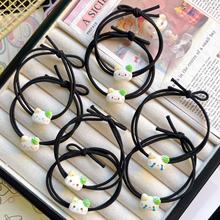 可爱KT猫发绳简约ins少女头绳情侣闺蜜手链小皮筋送男友森系发圈