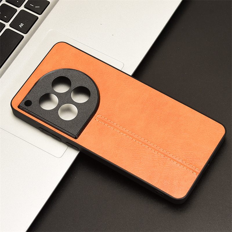 Suitable for OnePlus 12R/OnePlus12R mobile phone case, cow pattern car line sticker, OnePlus ACE3 half pack protective case_voghion.com