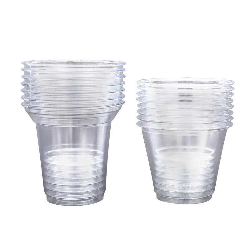 Disposable plastic transparent coffee summer tea cup