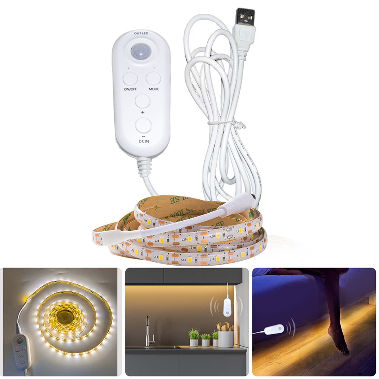 Led Strip Light Cabinet Sensing Smart Infrared Motion Sensor_voghion.com
