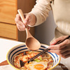 Japanese big spoon for food, wooden tableware