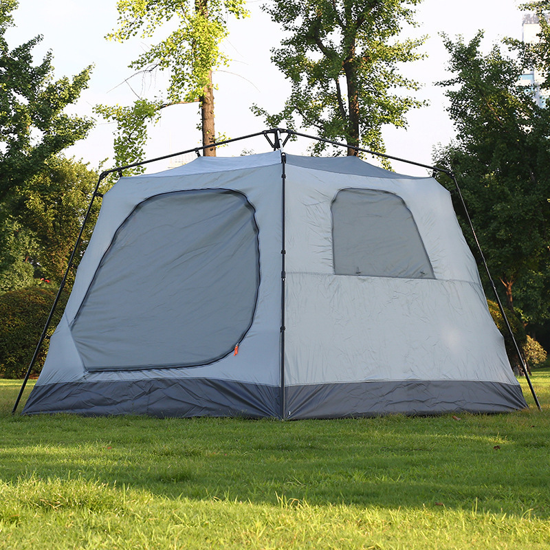 Travel big double-layer handheld automatic tent for hiking for…