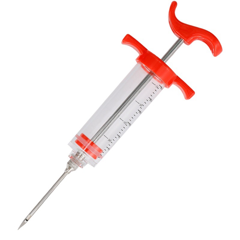 Turkey Needle Kitchen Seasoning Injector Turkey Needle Marinade Injector Barbecue Injector Baking Tools Cross-Border