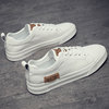 Summer white shoes, trend fashionable universal breathable sneakers, 2021 collection, Korean style, soft sole